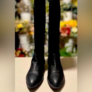 Nine West black riding boots 7.5